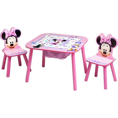 Mesa y sillas infantiles disney