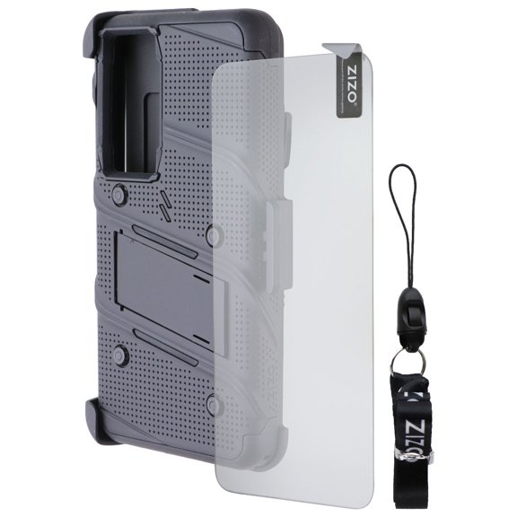 (Open Box) ZIZO BOLT Series Case and Holster for Samsung Galaxy S24 - Black