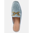 thumbnail image 4 of Time and Tru Women's Buckle Loafer Mules, 4 of 6