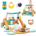 thumbnail image 1 of Gimnasio para bebés con Walker Jovow 2 en 1 con tapete de juego para bebés de 0 a 24 meses, 1 of 6