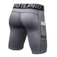 thumbnail image 2 of Pantalones cortos de compresión TFixol para hombre con bolsillo, 2 of 8