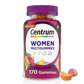 Centrum Multigummies Women's Multi Supplement Gummies, Assorted Fruit, 170 Ct