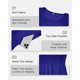 thumbnail image 2 of Vestido AUSELILY de verano para mujer, manga corta, hasta la rodilla, azul, 2 of 5