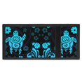 thumbnail image 4 of Chririnla Hawaiian Tribal Sea Turtle & Hibiscus Floral Pattern Children's Wallet, Polyester Kids Trifold Wallet for Outdoor, Portable Compact Trifold Money Organizer, 4 of 6