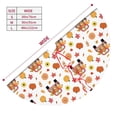 thumbnail image 3 of Lsque Cute Gnomes In Red Truck Print Christmas Tree Skirt, Tree Skirt with Ties or Velcro, Perfect for Holiday Decorations, Halloween, and New Year-30", 3 of 7