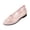 Pink, variant on Women's Flats Cut Out Round Toe Slip On Floral Ballet Flat Comfortable Lace Flats