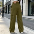 thumbnail image 5 of ClodeEU Women Elastic High Waist Wide Leg Sweatpants ,Casual Loose Pant with Pcokets ,Women's Plus L, 5 of 9