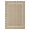 thumbnail image 5 of 6*9FT Washable Area Rug 6x9 Rug for Living Room Non Slip Soft Bedroom Rugs Solid Jute Color Printed Rug Low Pile Stain Resistant Carpet for Nursery Dining Room Playroom Classroom, Jute Gray, 5 of 9