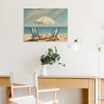 thumbnail image 5 of Fenyluxe Beach Theme Canvas Wall Art Decor for Home - Ready To Hang Room Home Art Decor Print On Canvas 16x12in, 5 of 6