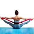thumbnail image 3 of Leg Stretcher, Stretching Leg Strap - Yoga Stretch Strap Dance Gymnastics Soft Opening Stretch Strap - Rose Red, 3 of 5