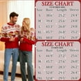 thumbnail image 4 of Gustave Christmas Sweater for Men Women Xmas Ugly Holiday Sweaters Long Sleeve Knitted Sweatshirt Couple Matching Funny Bear Printed Crewneck Pullover Tops, 4 of 9