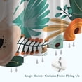 thumbnail image 6 of Pioneer Flower Floral Print Pattern Shower Curtain 72"x72" ,Bathroom Decorative Shower Curtains Set with 12 Hooks,Modern Waterproof Washable Shower Curtain, 6 of 6