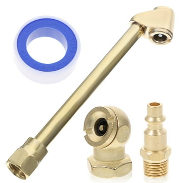 Yueyihe Air Clamp Kit Compressor Attachments Tire Inflator Nozzle Hose Chuck Accessories Heavy Duty Brass