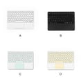 thumbnail image 1 of Matsuzay Teclado compatible con Bluetooth, tableta recargable, teléfono, portátil, teclado, trabajo portátil, reemplazo de panel táctil externo Juegos de teclado y mouse para computadora Rosa, 1 of 2