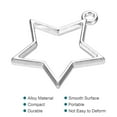 thumbnail image 4 of Uxcell Star Shape Hollow Resin Pendants Frames for DIY Crafts Silver Tone 10 Pack, 4 of 5