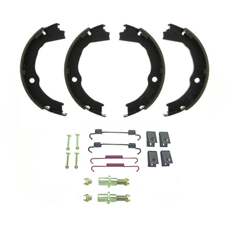 Rear Parking-Emergency Brake Shoes with Springs For 2010-2016 Cadillac SRX