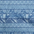 thumbnail image 1 of oneOone Georgette Viscose Blue Fabric Aaian Batik Sewing Craft Projects Fabric Prints By Yard 42 Inch Wide, 1 of 4