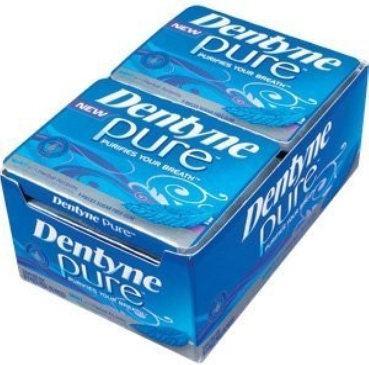 Dentyne Pure Gum Sugar Free Mint Herb 10 packs (9ct per pack) (Pack of