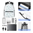 thumbnail image 4 of Balery Cute Shark Mochila para Mujeres y Hombres, Mochila Ligera Casual para Viajes, Mochila Clásica Básica para la Universidad, 4 of 6