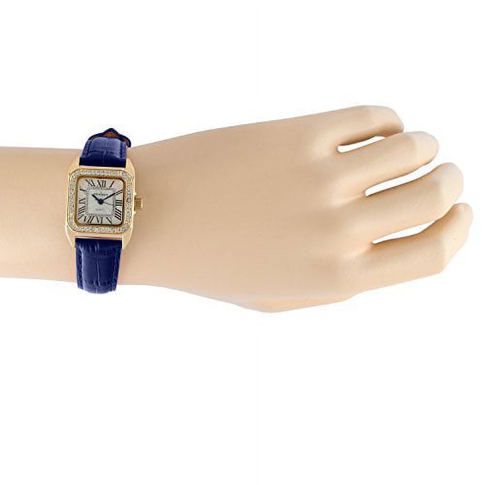 Green Leather Band Peugeot Watches Vintage Tank Watches Peugeot