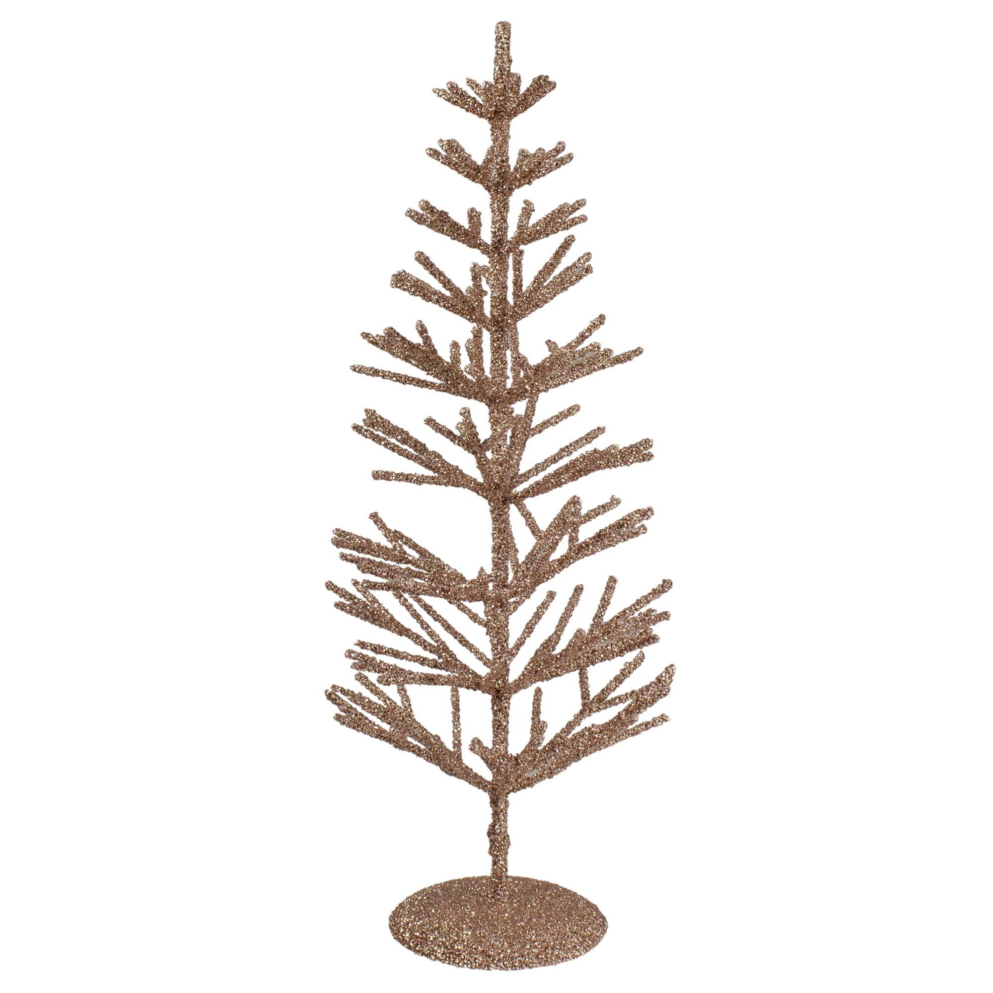 18" Rose Gold Artificial Tabletop Christmas Tree Unlit Walmart Canada
