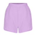 thumbnail image 6 of Bzhegqhd Women's Loose - Fit Solid Color Thin Shorts Elastic Waist, Casual & Sports Wearable for Versatile Use, 6 of 8