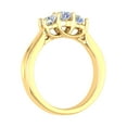 thumbnail image 2 of 14K Yellow Gold 3-Stone Diamond Engagement Ring Band (0.76 Carat) (Ring Size 11), 2 of 5