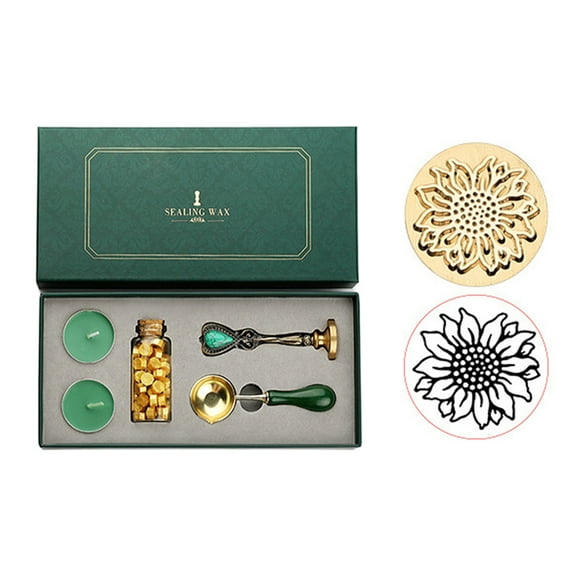 TFixol Retro Letters Wax Seal Stamp Set Handmade DIY Envelope Seal Holiday Gift