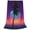 Purple, variant on Beach Ocean Blanket, Stained Glass Ocean Wave Flannel Fleece Throw, Perfect Gift Idea For Living Room 50x40