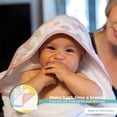 thumbnail image 5 of Spasilk Baby Hooded Towel Bath Set, Muslin Printed Hood, Pack of 2, Pink Shells, 5 of 8
