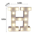 thumbnail image 2 of Kehuo Light Up Letters , LED Letters Lights Sign 26 Alphabet Big Lights Letter for Party Birthday Bar Battery Powered Christmas Decor Letter Lights (Warm White), Must Have Household Items, 2 of 3