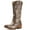 Brown, variant on Mid-Calf Cowgirl Boots Cowboy Western Pull-On Tabs Pointy Toe Boot,Sizes 5-11