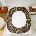 thumbnail image 5 of Manfei Leopard Print Bed Sheets,Wild Animal King Sheets,Cheetah Pattern Sheet Set For Girl Kids,Breathable Home Decor,4pcs, 5 of 7