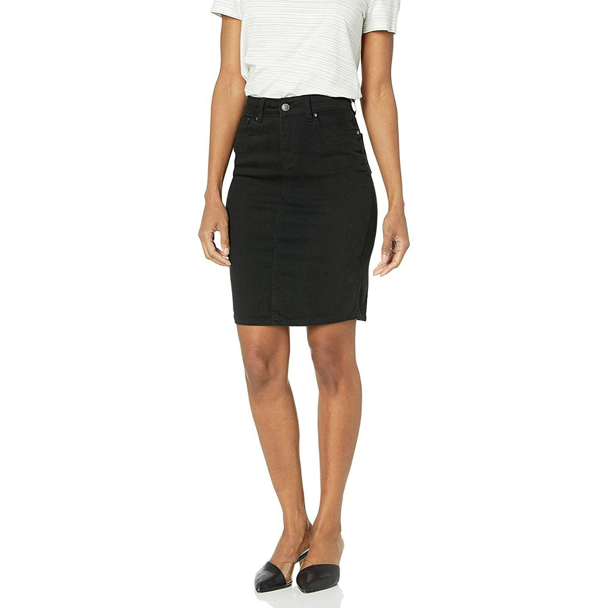 Ydx Smart Jeans Junior s Stretch Mini Jean Skirts Basic Five Pocket Black Denim Small Other