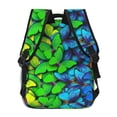 thumbnail image 4 of Horeoi Multicolored Butterflies Print Eco-Friendly Lightweight Student Backpack for School Travel - Ergonomic Padded Laptop Compartment & Multi-Pocket Design, 4 of 5