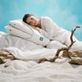 thumbnail image 3 of Sleepgram Bed Support Sleeping Pillows with Inserts, King Size (2 Pack), 3 of 15