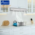 thumbnail image 6 of Awoco 36" Super Slim Under Cabinet 6-Electronic Buttons Stainless Steel Range Hood, 6 of 6