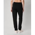 thumbnail image 2 of Hanes EcoSmart Women's Fleece Sweatpants with Cinched Cuffs, 30" Ebony 2XL, 2 of 8