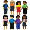 thumbnail image 1 of Get Ready 639 Poupées Multiculturales Ensemble de 8, 1 of 1
