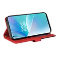 thumbnail image 2 of Compatible OnePlus Nord 2T Case, Leather Wallet Case Stand View Magnetic Clasp Book Flip Folio Phone Cover - Red, 2 of 5
