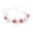 Red, variant on WXFAZCVU Hair Accessories Bridal Pearl Flower Headpiece Headband for Girls Flower Girls