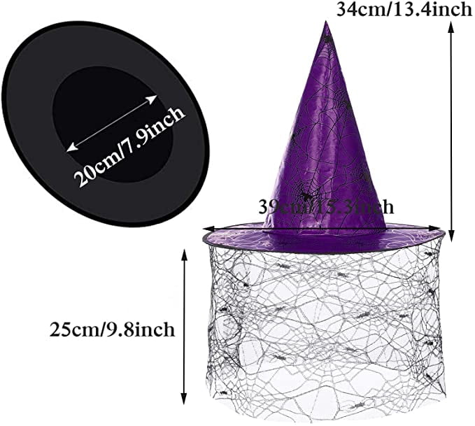 Set De 3 Serre-tête Halloween – Toile D’araignée, Citrouille, Chauve-souris – Bandeau Sorcière Pour Femme, Enfant, Fille – Cosplay Et Fête Costumée