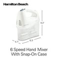 Hamilton Beach 6 Speed Electric Hand Mixer with Whisk, Traditional