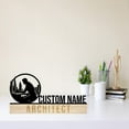 thumbnail image 3 of Handmadetneonsign Architect Metal Nameplate, Architect Desk Nameplate, Architect Desk Name Plate Decor, 3 of 5