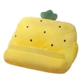 thumbnail image 3 of TISHITA Cute Pillow Holder Tablet Stand with Elastic Pockets Desktop Holder Soft Pineapple, 3 of 8