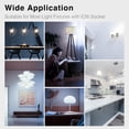 thumbnail image 4 of Bombillas LED dalattin, luz diurna, 5000 K, 9 W, 800 lm, E26, paquete de 24, 4 of 7