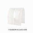 thumbnail image 3 of PONPRNGY 1Pc Clothing Rack Cover, Hanging Clothes Dust Cover, Garment Bag Organizer, Waterproof Hanger Protector, Clear Clothes Shoulder Rack Cover, Suit Coat Dress Closet Dustproof Cover, 3 of 7