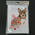 thumbnail image 3 of Pembroke Welsh Corgi Sable and White so Loved Greeting Cards and Envelopes Pack of 8 7 in x 5 in, 3 of 3