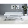 thumbnail image 2 of Silver Coffee Table With Mirrored Look - Made From Engineered Woods 5 Mm Beveled Mirror & Strong Iron Base Add Glamour Tops Sides Floor Plastic Glides Uncomplicated 3 Assembly Instructions Tools, 2 of 2