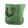 thumbnail image 5 of Portable Waterproof Reusable Canvas Garden Lawn Leaf Trash Waste Bag Container Storage Tote, 5 of 5
